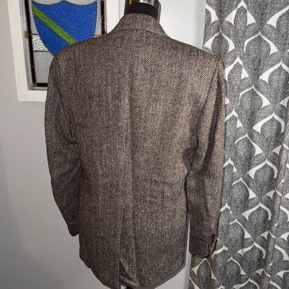 Harris Tweed Vintage Wool Sport Coat SZ 40R - Picture 8 of 12